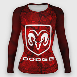 Рашгард женский DODGE, цвет: 3D-принт