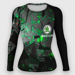 Рашгард женский SKODA, цвет: 3D-принт