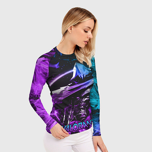 Женский рашгард VALORANT OMEN / 3D-принт – фото 3