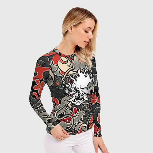 Женский рашгард CYBERPUNK2077 SAMURAI / 3D-принт – фото 3