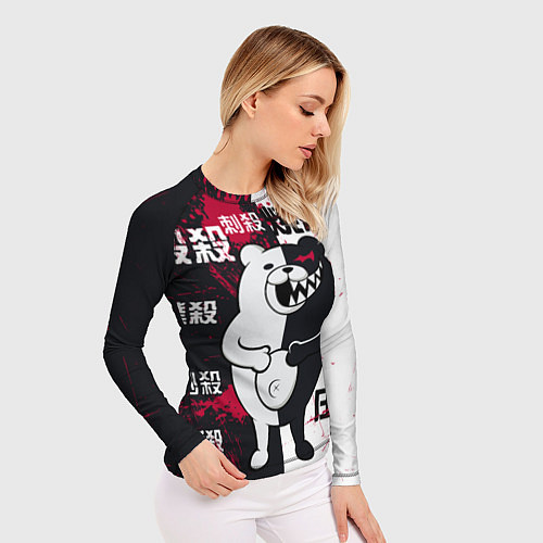 Женский рашгард Monokuma / 3D-принт – фото 3