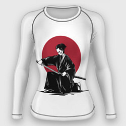 Рашгард женский Японский самурай Z, цвет: 3D-принт