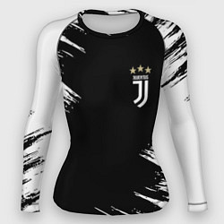 Рашгард женский JUVENTUS, цвет: 3D-принт