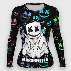 Рашгард женский MARSHMELLO, цвет: 3D-принт