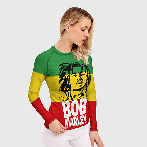 Женский рашгард Bob Marley / 3D-принт – фото 3