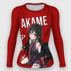 Рашгард женский Убийца Акаме, цвет: 3D-принт
