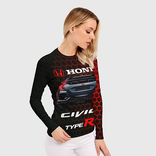 Женский рашгард Honda Civic Type R / 3D-принт – фото 3