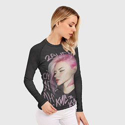 Рашгард женский Алина Кис-кис, цвет: 3D-принт — фото 2
