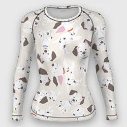 Рашгард женский 101 Dalmatians, цвет: 3D-принт
