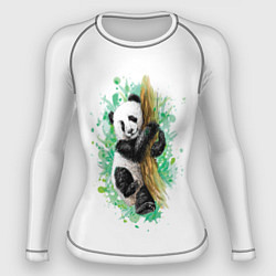 Рашгард женский Панда, цвет: 3D-принт
