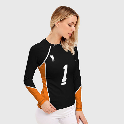 Женский рашгард Форма капитана Haikyuu!! / 3D-принт – фото 3