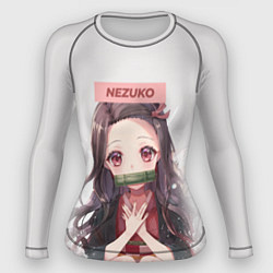 Рашгард женский Nezuko, цвет: 3D-принт