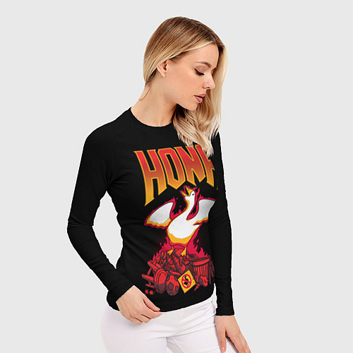 Женский рашгард HONK Goose / 3D-принт – фото 3