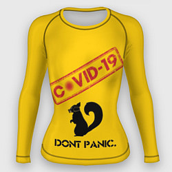 Женский рашгард Dont Panic covid-19