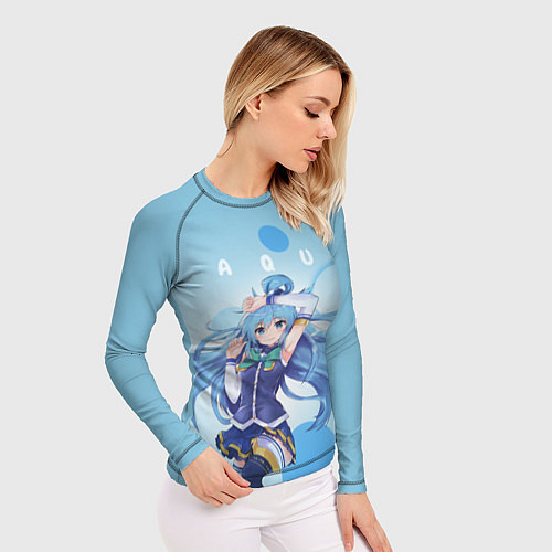 Женский рашгард Aqua / 3D-принт – фото 3