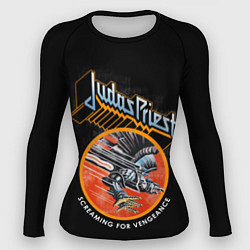 Рашгард женский Judas Priest, цвет: 3D-принт