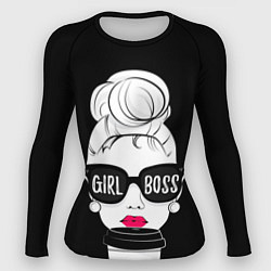 Рашгард женский Girl Boss, цвет: 3D-принт