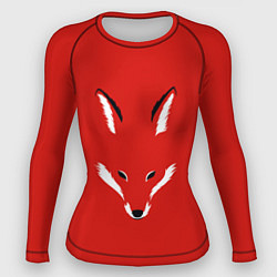 Рашгард женский Fox minimalism, цвет: 3D-принт