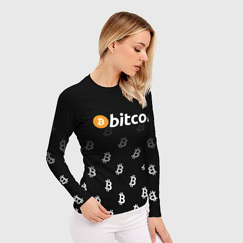 Женский рашгард БИТКОИН BITCOIN Z / 3D-принт – фото 3
