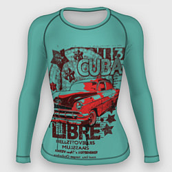 Рашгард женский CUBA CAR, цвет: 3D-принт