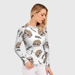 Рашгард женский Нанами Кенто Магическая битва, цвет: 3D-принт — фото 2