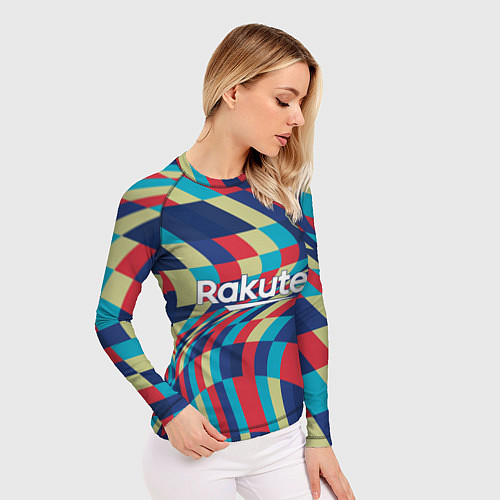 Женский рашгард FC Barcelona La Liga Pre-Match 202122 / 3D-принт – фото 3