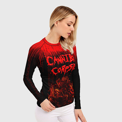 Женский рашгард CANNIBAL CORPSE / 3D-принт – фото 3
