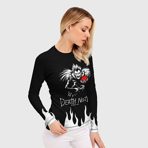 Женский рашгард DEATH NOTE ТЕТРАДЬ СМЕРТИ / 3D-принт – фото 3