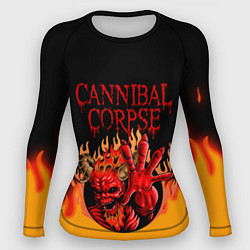 Рашгард женский Cannibal Corpse Труп Каннибала Z, цвет: 3D-принт