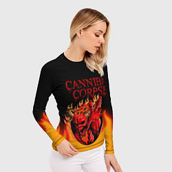 Рашгард женский Cannibal Corpse Труп Каннибала Z, цвет: 3D-принт — фото 2