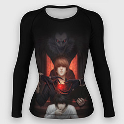 Рашгард женский DEATH NOTE ТЕТРАДЬ СМЕРТИ, цвет: 3D-принт