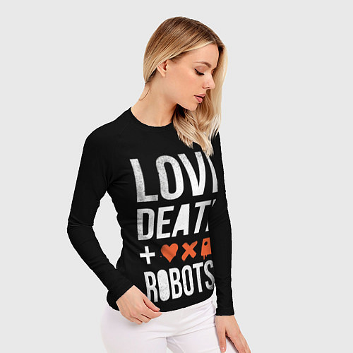 Женский рашгард Love Death Robots / 3D-принт – фото 3