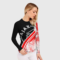 Рашгард женский FC AJAX AMSTERDAM ФК АЯКС, цвет: 3D-принт — фото 2