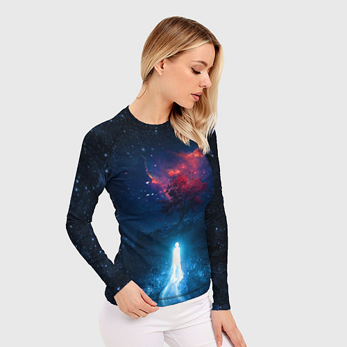 Женский рашгард Душа идущая в космос Soul space Z / 3D-принт – фото 3