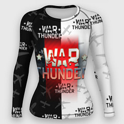 Рашгард женский WAR THUNDER ВАР ТАНДЕР, цвет: 3D-принт