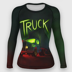 Рашгард женский Truck neon, цвет: 3D-принт
