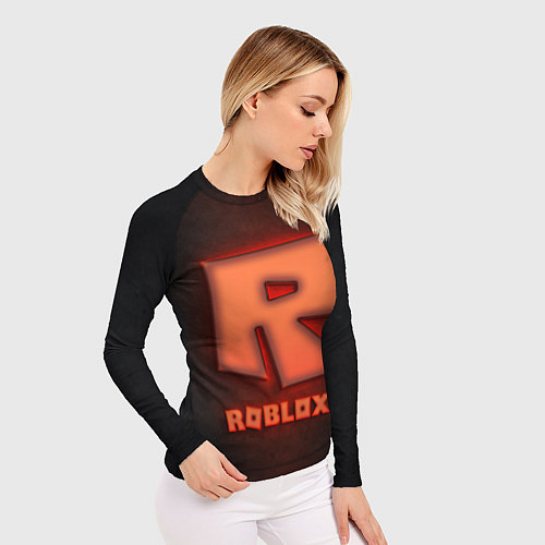 Женский рашгард ROBLOX NEON RED / 3D-принт – фото 3