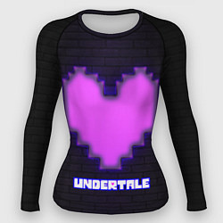 Рашгард женский UNDERTALE PURPLE HEART, цвет: 3D-принт