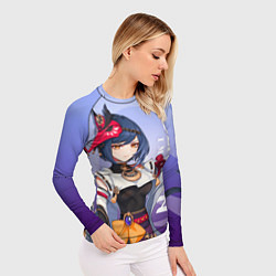 Рашгард женский Genshin Impact, Сара, цвет: 3D-принт — фото 2