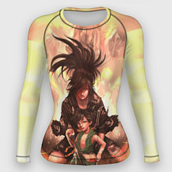 Рашгард женский Хяккимару Такебо Дороро Z, цвет: 3D-принт