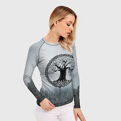 Рашгард женский Иггдрасиль Yggdrasil Z, цвет: 3D-принт — фото 2