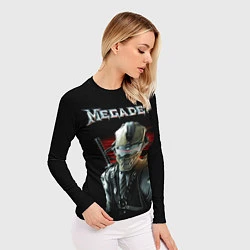 Рашгард женский Megadeth, цвет: 3D-принт — фото 2