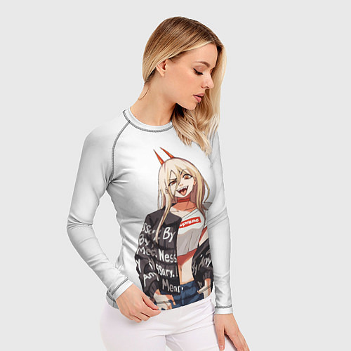 Женский рашгард Пауэр Power / 3D-принт – фото 3