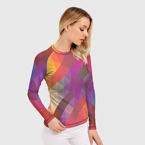 Женский рашгард Vivid gradient / 3D-принт – фото 3