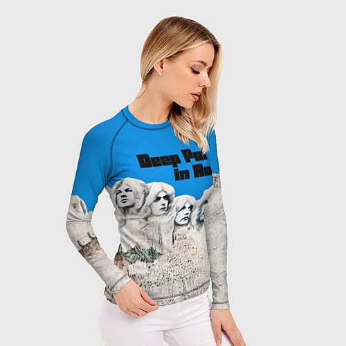 Женский рашгард Deep Purple in Rock / 3D-принт – фото 3