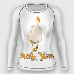 Рашгард женский УТКА ТЕБЕ, цвет: 3D-принт