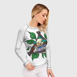 Рашгард женский Graffiti clown, цвет: 3D-принт — фото 2