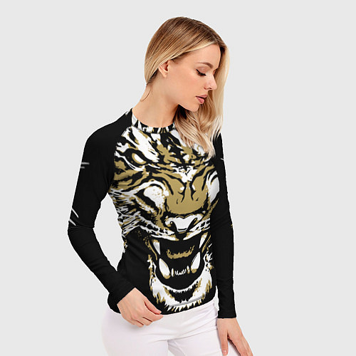 Женский рашгард Рычание джунглей / 3D-принт – фото 3