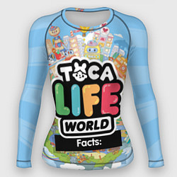 Рашгард женский Toca Life World, цвет: 3D-принт