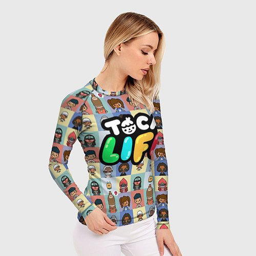 Женский рашгард Toca Life / 3D-принт – фото 3